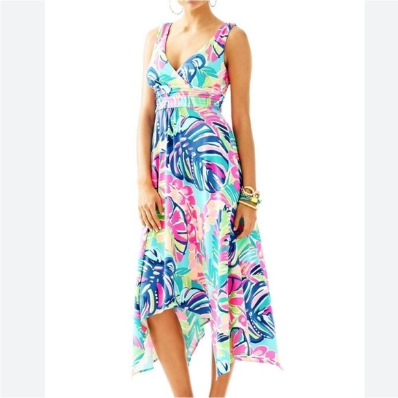 Lilly Pulitzer Parigi Colorful Abstract Dress - Picture 4 of 4